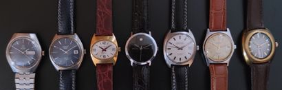 null LOT OF SEVEN GOLDEN STEEL OR METAL Wristwatches for men and women
- ANDMELL...