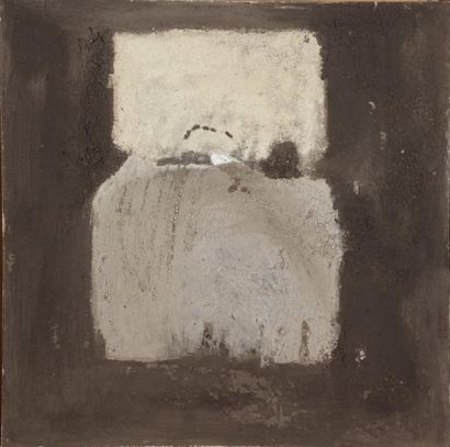 Hassan BOURKIA (1956) COMPOSITION, 1994 Technique mixte sur toile signée et datée...