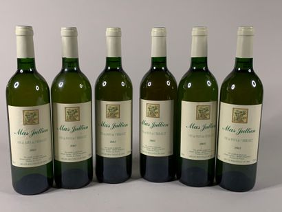 6 bottles MAS JULLIEN 2003 Olivier julien...