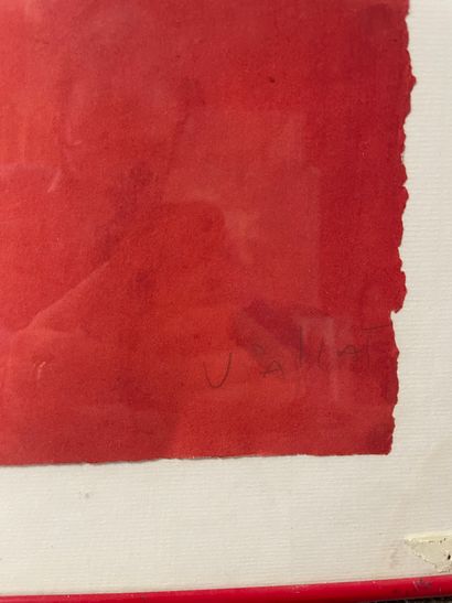 null Claude VIALLAT (1936)
Rectangle jaune, formes rouges
Lithographie
Signée en...