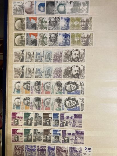 null Ensemble de 7 albums de timbres comprenant :
Monaco, Andorre, TAAF, Europa :...