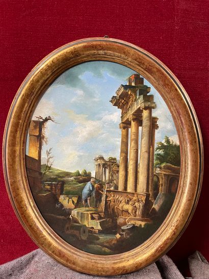 d'Après Giovanni Paolo PANINI (1691-1765)

Ruines...