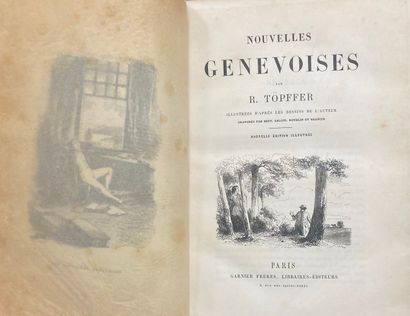 null Ensemble de quatre livres comprenant :

Rodolphe TOPPFER 
Nouveaux voyages en...