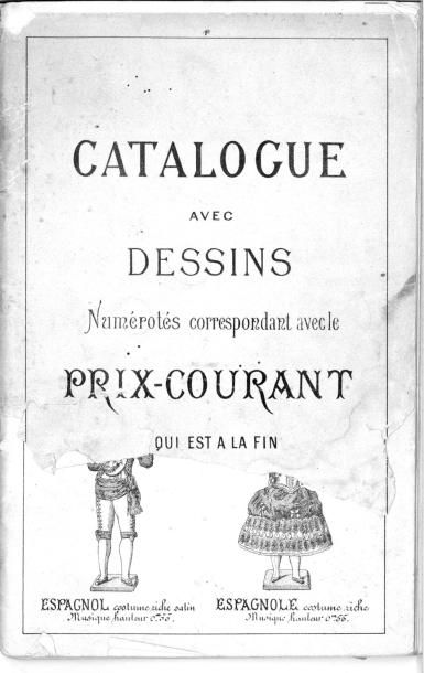 null Catalogue ancien des automates et jouets mécaniques de la maison ROULLET-DECAMPS....
