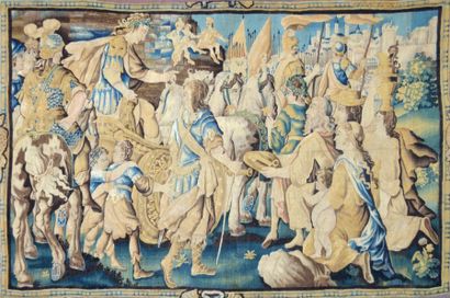 null Importante Tapisserie de Feletin, fin 16ème siècle
"Titus triomphant à Jéru...