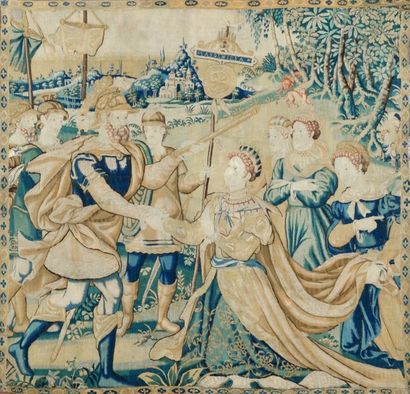 null Tapisserie Audenarde (Flandres), fin 16ème siècle
"Massinissa, roi Amazigh et...