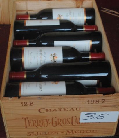 null 12 Bout CHT TERREY GROS CAILLOUX CRU BOURGEOIS ST JULIEN (bg) 1982