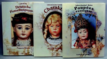 null Trois ouvrages sur les poupées anciennes en langue allemande par Lydia RICH...