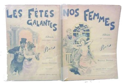 null «Nos Femmes» et «Les Fêtes galantes» deux ouvrages brochés superbement illustrés...