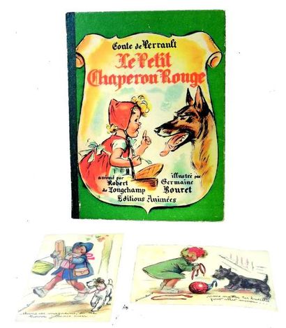 null «Le Petit Chaperon Rouge» livre animé à système illustré par Germaine BOURET....