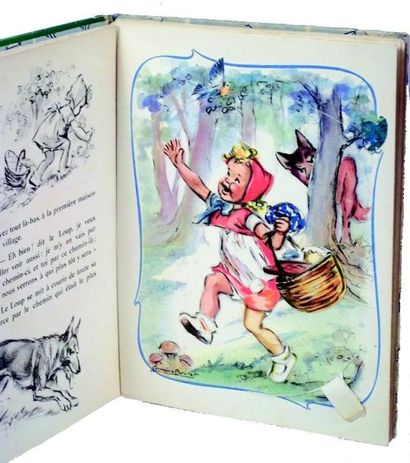 null «Le Petit Chaperon Rouge» livre animé à système illustré par Germaine BOURET....