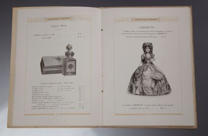 Lubin - (1913) Rare catalogue commercial illustré comprenant toutes les gammes d'extraits,...