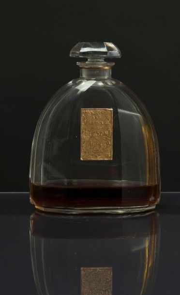 Rigaud «The Perfume of the Season» - (années 1910) Rare flacon en cristal incolore...