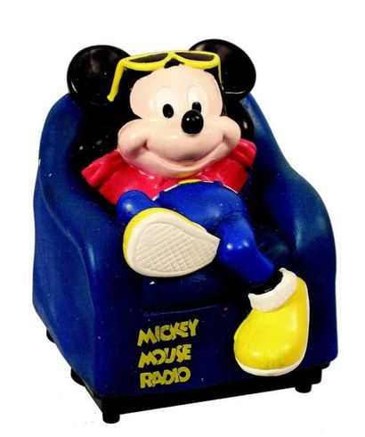 null MICKEY Mouse RADIO, jouet à piles. Caoutchouc