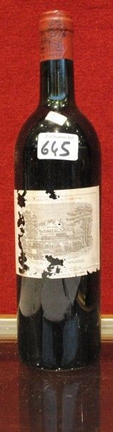 null 1 Bout CHT LAFITE VIEILLE TB (BG étiq déchirée)