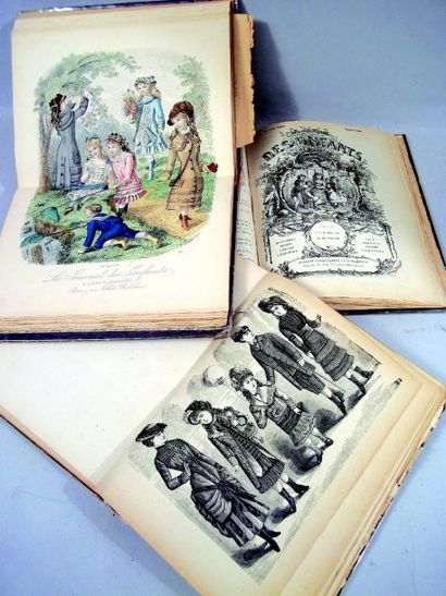 null Ensemble de trois années du magazine mensuel «le Journal des Enfants». (1880...