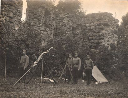 null Lot 16 photos du 78e R.I. « Navaguinski » En 1916 sur le front des Carpates....
