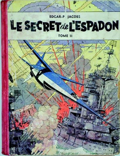 null «Le Secret de l'espadon» Tome 2, par Edgard-P. JACOBS, Editions du LOMBARD (1953)...