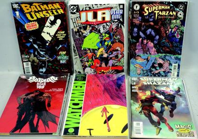 null Grand ensemble de 40 petits albums de bandes dessinées américaines DC (circa...