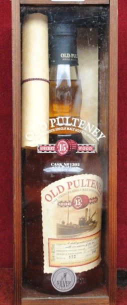 null 1 Bout WHISKY OLD PULTENEY SHERRY WOOD 15 ANS 60,3 %