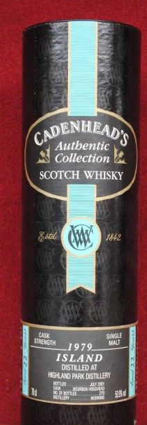 null 1 Bout WHISKY HIGHLAND PARK AUTHENTIC COLLECTION CADENHEAD'S 50,9 % 1979