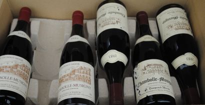 null 10 bout CHAMBOLLE MUSIGNY TAUPENOT MERME 1983 CERTAINES ETIQ. ABIMEES
