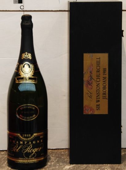 null 1 jéro CHAMPAGNE POL ROGER CUVEE WINSTON CHURCHILL 1988 NUMEROTEE 440/1000