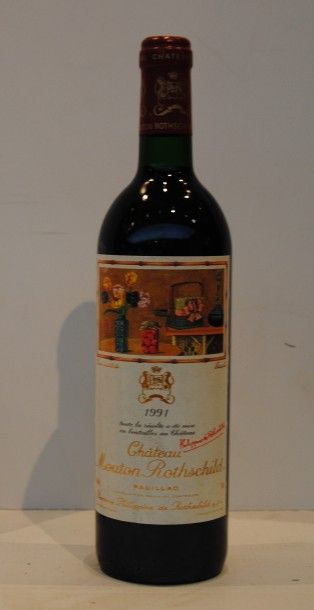 null 1 bout CHT MOUTON ROTHSCHILD 1991