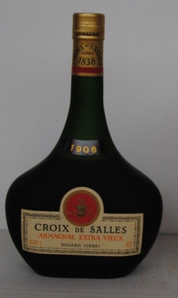 null 1 bout ARMAGNAC CROIX DE SALLE 1906 (5cm)