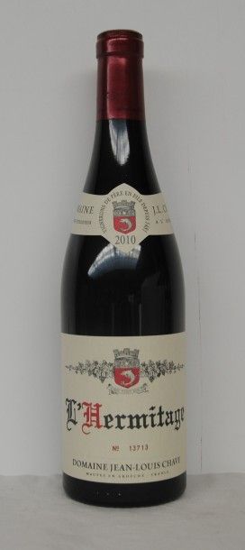 null 1 bout HERMITAGE DOMAINE JEAN-LOUIS CHAVE ROUGE 2010