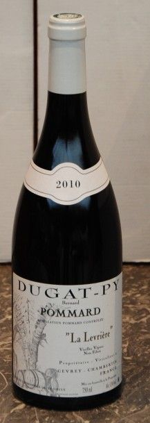 null 6 bout POMMARD LA LEVRIERE VV DUGAT PY 2010