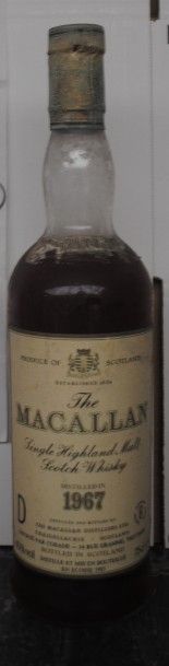 null 1 bout WHISKY MACALLAN 1967 (COL BAS)