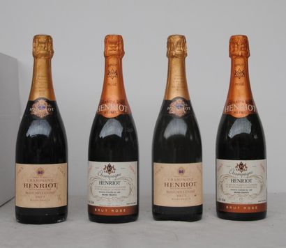 null 4 bout 2 CHAMPAGNE ROSE HENRIOT 1983, 2/1985 