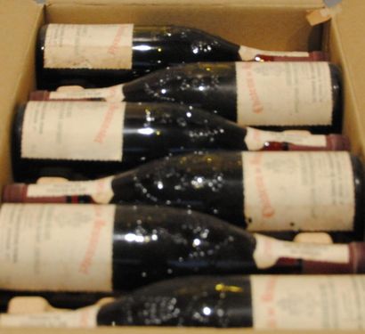 null 6 bout CDP ROUGE CHT DE BEAUCASTEL 1982