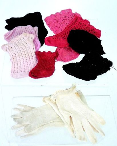 null Ensemble de 8 paires de chaussettes anciennes pour bébés articulés + 2 paires...
