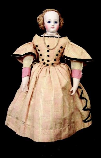 null *Exceptionnelle poupée parisienne de la maison Ursula Marie Mathilde TERRENE,...