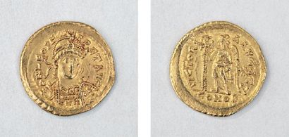 SOLIDUS de Léon. Constantinople, 462-466. SUP. Poids : 4,4 g