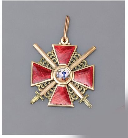 - Croix de l'ORDRE de SAINTE ANNE. 2e classe...
