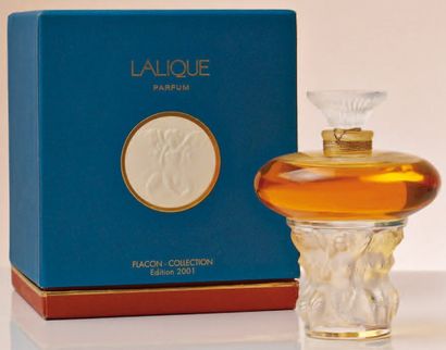 Lalique parfums "Sirènes "- (2001) Présenté dans son coffret cubique turquoise titré...