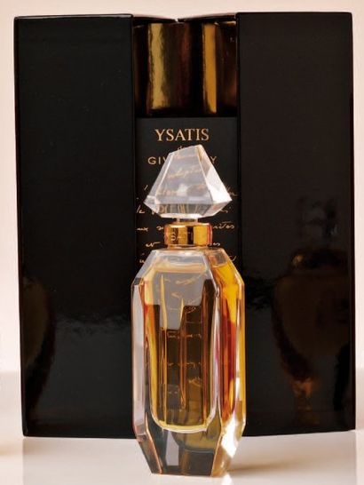 GIVENCHY "Ysatis "- (1984) Edition grand-luxe de l'extrait : flacon en cristal massif...