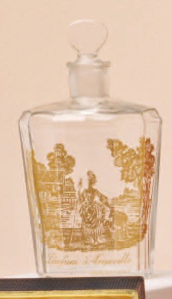 Houbigant - "Parfum d'Argeville"- (1917) Rare dans cette taille, flacon en cristal...