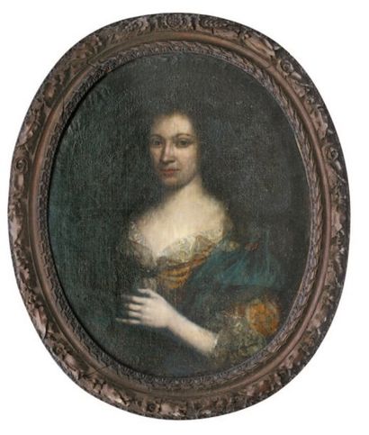 ÉCOLE FRANÇAISE autour de 1700 Portrait d'une dame de qualité (présumé être celui...
