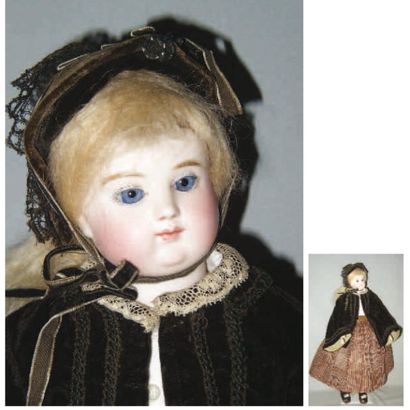 null Très rare poupée parisienne de la maison HURET & LONCHAMBON (circa 1867-75)...