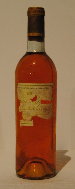 null 1 bout CHT YQUEM 1971 (ETIQ TRES ABIMEE)