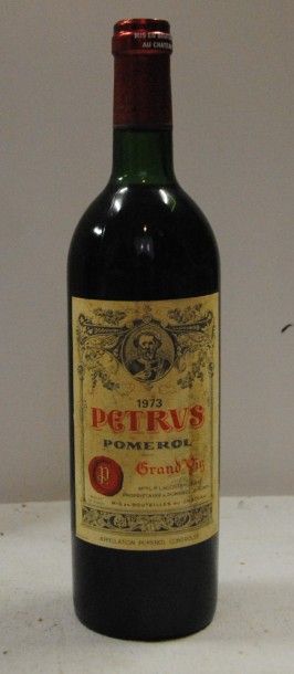 null 1 bout CHT PETRUS 1973 (BG étiq lég sale)