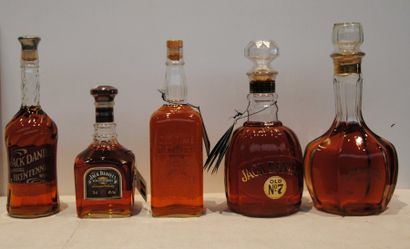 null 4 BTS DONT 1 WHISKEY TENNESSE JACK DANIEL'S bi centennaire 1795 - 1996, 2 mag...