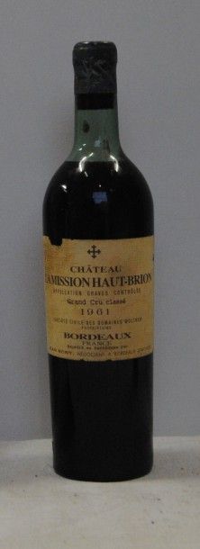 null 1 bout CHT LA MISSION HAUT BRION 1961, Mise en bouteille Nony (NLB)