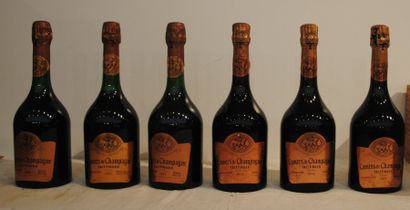 null 6 bout COMTES DE CHAMPAGNE BRUT ROSE 3/1976, 1/1981, 2/1983