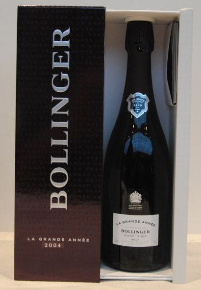 null 6 bout CHAMPAGNE BOLLINGER ROSE 2004