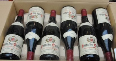 null 12 bout NUITS LES CAILLES MISSEREY 1986 (NLB, ETIQ LEG TACHEES)